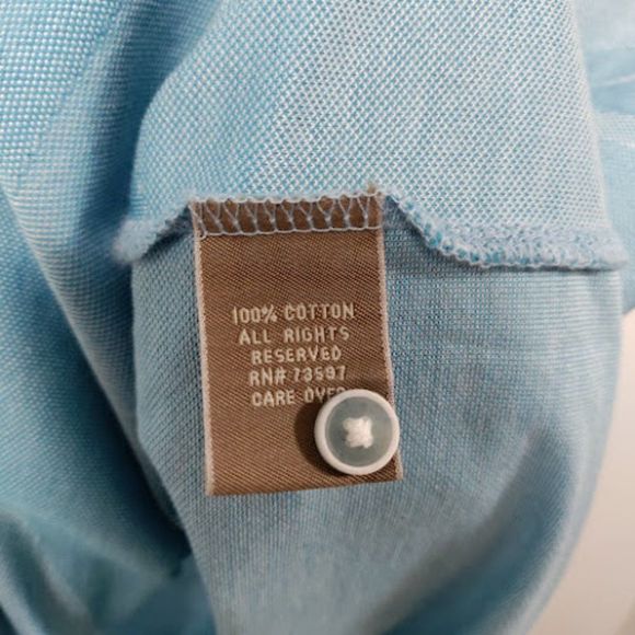 Raffi Linea Uomo Italy Men's Casual Shirt Blue/Yellow XL - Picture 2 of 9